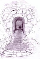 The font - engraving from the family archive
