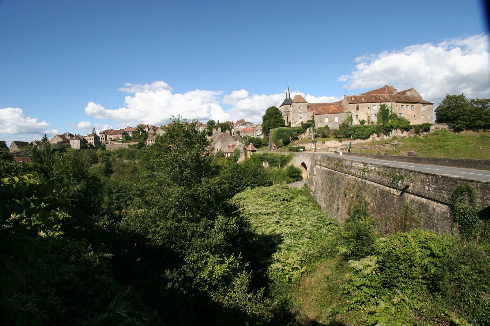 St Beno&icirc;t-du-Sault on its granite outcrop